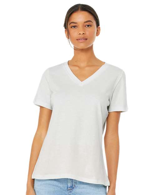 6405 Women’s Relaxed Jersey V-Neck Tee