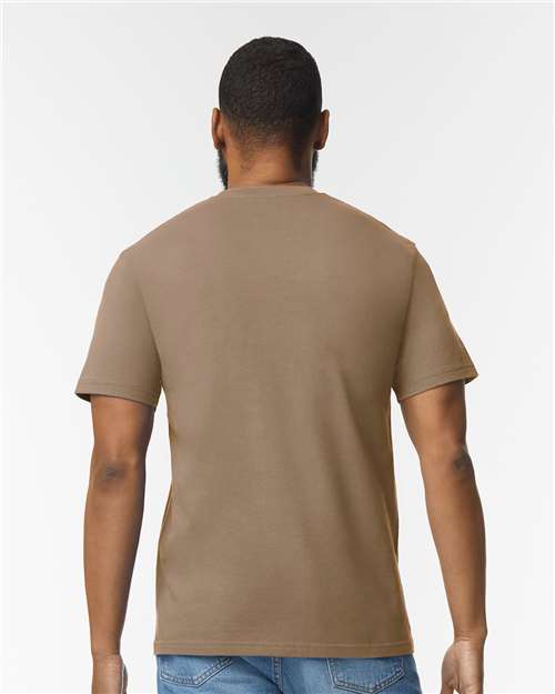 Gildan Unisex Softstyle® Midweight T-Shirt 65000 - Brown Savana
