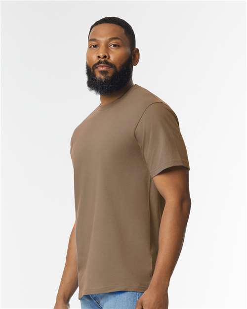 Gildan Unisex Softstyle® Midweight T-Shirt 65000 - Brown Savana