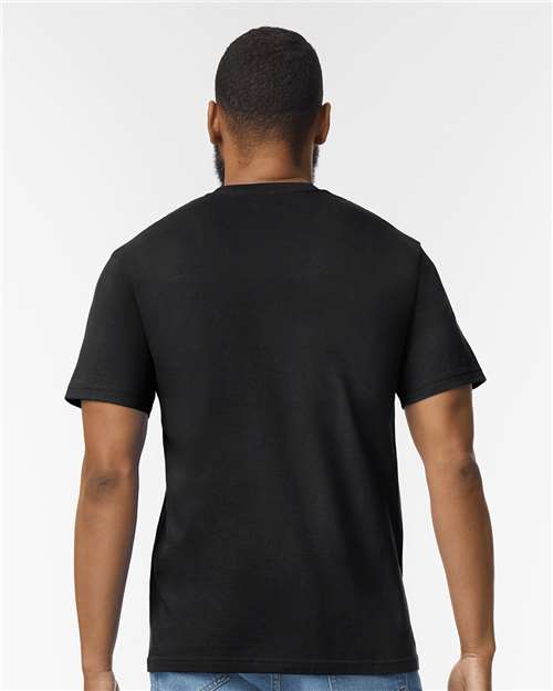 Gildan Unisex Softstyle® Midweight T-Shirt 65000 - Pitch Black