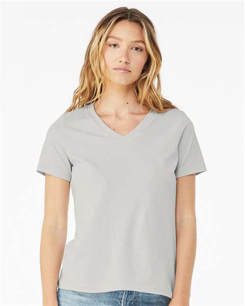 6405 Women’s Relaxed Jersey V-Neck Tee