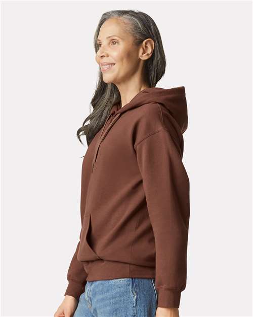 Gildan Unisex Softstyle® Midweight Hooded Sweatshirt SF500 - Cocoa