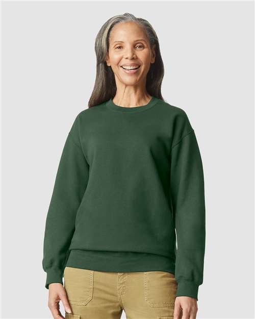 Gildan Unisex Softstyle® Midweight Crewneck Sweatshirt SF000 - Forest Green