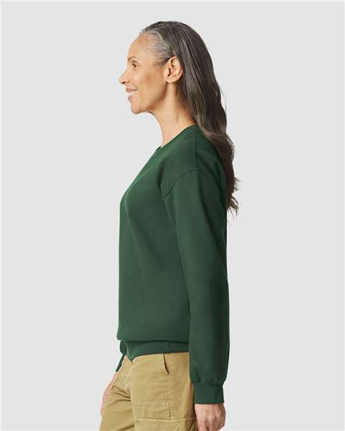 Gildan Unisex Softstyle® Midweight Crewneck Sweatshirt SF000 - Forest Green