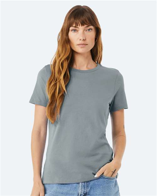 6400 Women’s Relaxed Jersey Tee - Blue Storm
