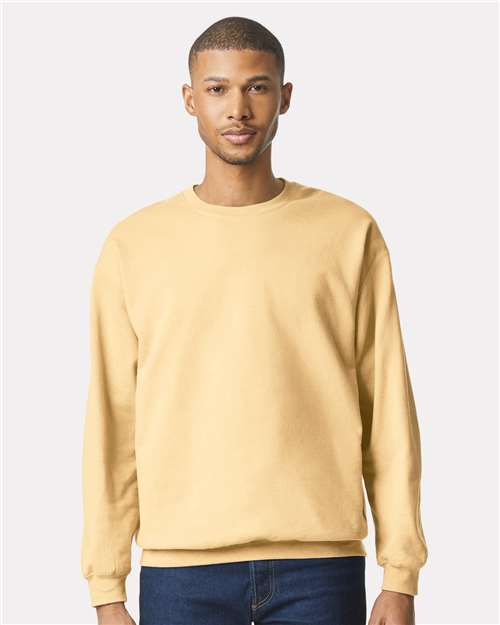 Gildan Unisex Softstyle® Midweight Crewneck Sweatshirt SF000 - Yellow Haze