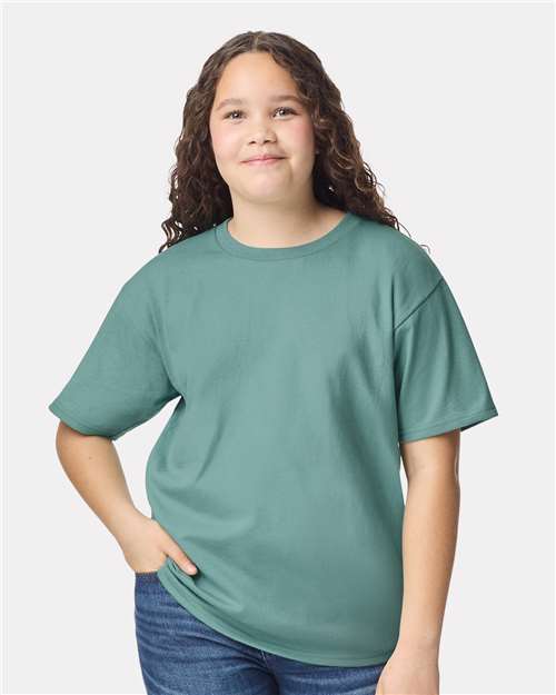 5000B Heavy Cotton™ Youth T-Shirt - Aquatic
