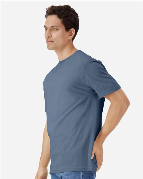 Gildan Unisex Light Cotton T-Shirt 3000 - Indigo Blue