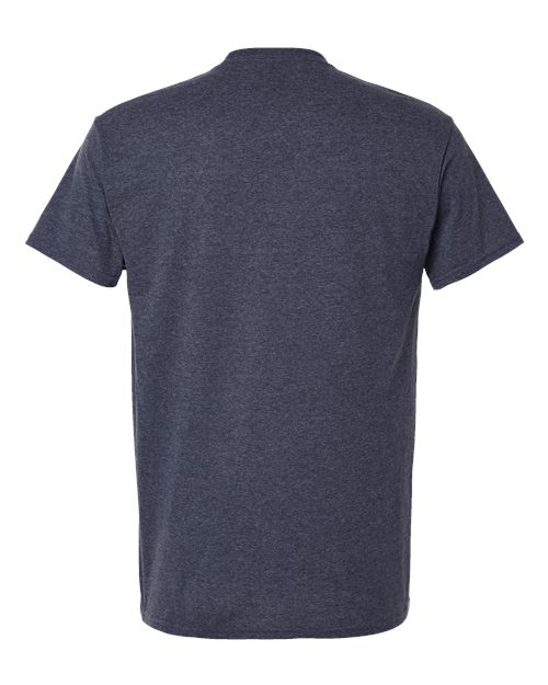 Gildan Unisex Light Cotton T-Shirt 3000 - Heather Navy