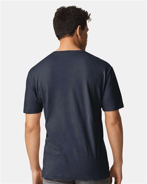 Gildan Unisex Light Cotton T-Shirt 3000 - Heather Navy