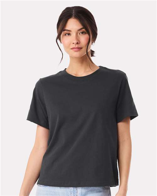 6110 Women's 6 oz Heavyweight Tee - Dark Grey
