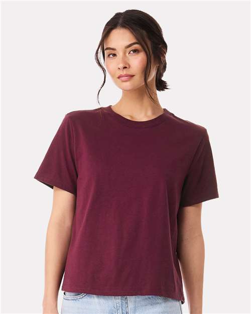 6110 Women's 6 oz Heavyweight Tee - Maroon