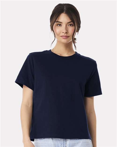 6110 Women's 6 oz Heavyweight Tee - Navy