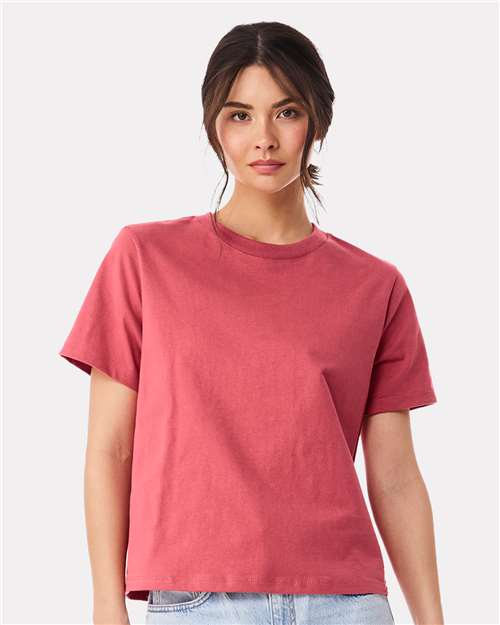 6110 Women's 6 oz Heavyweight Tee - Vintage Red