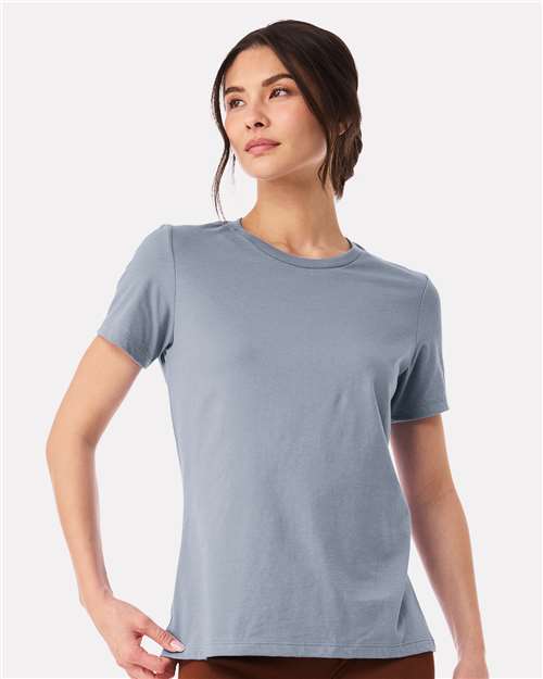 6400 Women’s Relaxed Jersey Tee - Vintage Denim