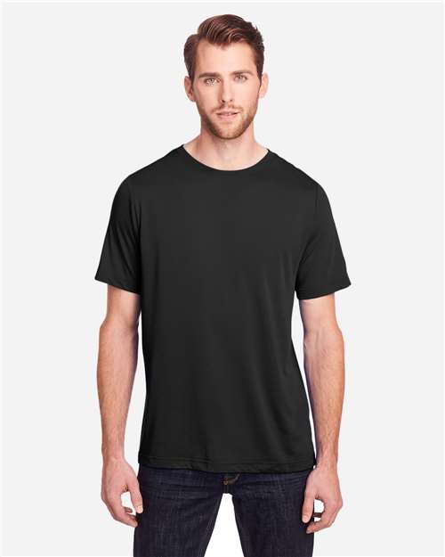 CE111 Unisex Fusion ChromaSoft™ Performance T-Shirt - Black