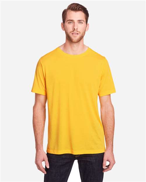 CE111 Unisex Fusion ChromaSoft™ Performance T-Shirt - Campus Gold