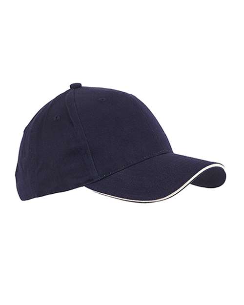 BX004 Brushed Twill Sandwich Cap