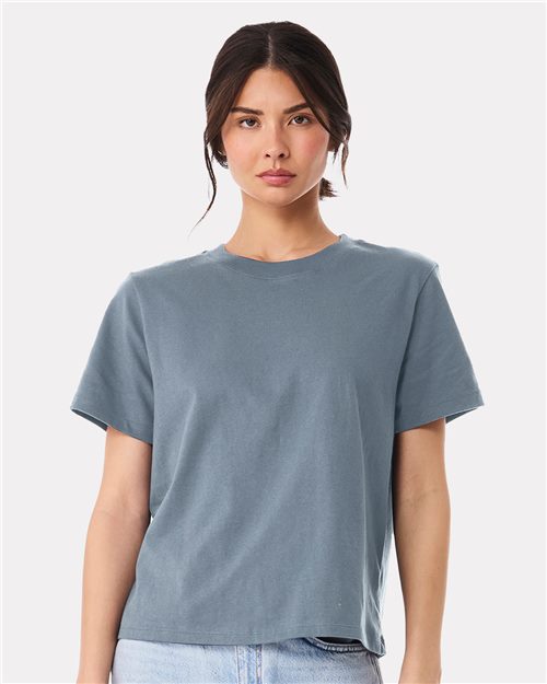 6110 Women's 6 oz Heavyweight Tee - Athletic Heather