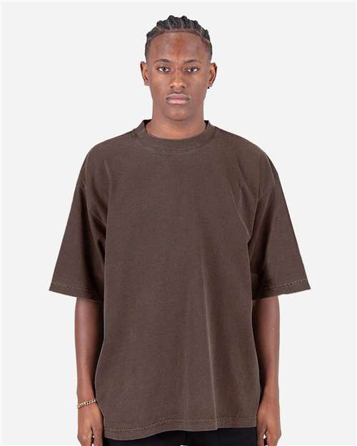 SHGDD Unisex Max Heavyweight Garment-Dyed Drop Shoulder T-Shirt