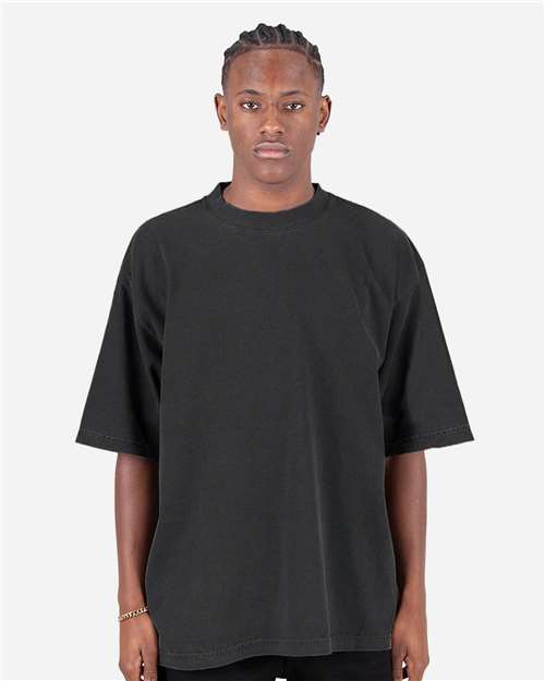SHGDD Unisex Max Heavyweight Garment-Dyed Drop Shoulder T-Shirt