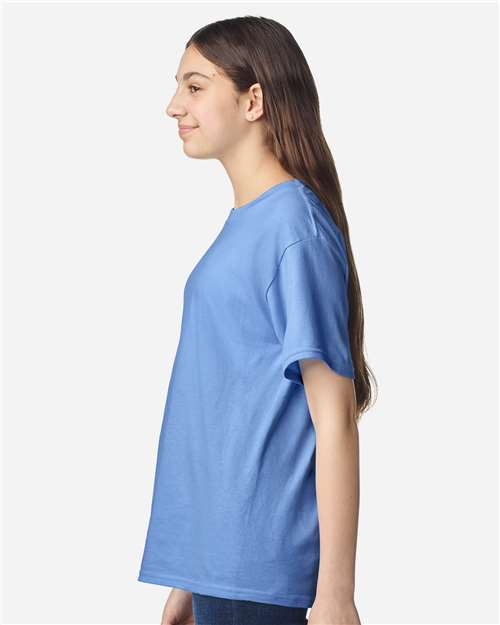 Gildan Youth Light Cotton T-Shirt 3000B - Carolina Blue