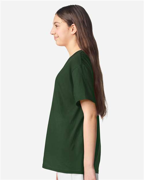 Gildan Youth Light Cotton T-Shirt 3000B - Forest Green