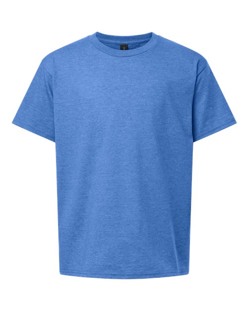 Gildan Youth Light Cotton T-Shirt 3000B - Heather Royal