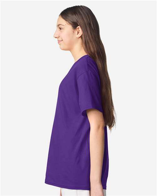Gildan Youth Light Cotton T-Shirt 3000B - Purple