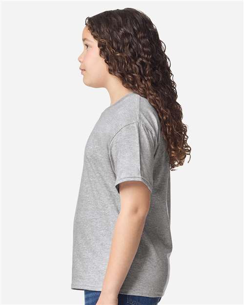 Gildan Youth Light Cotton T-Shirt 3000B - Sport Grey