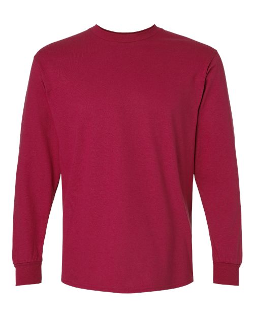 Gildan Unisex Ultra Cotton® Long Sleeve T-Shirt 2400 - Cardinal Red