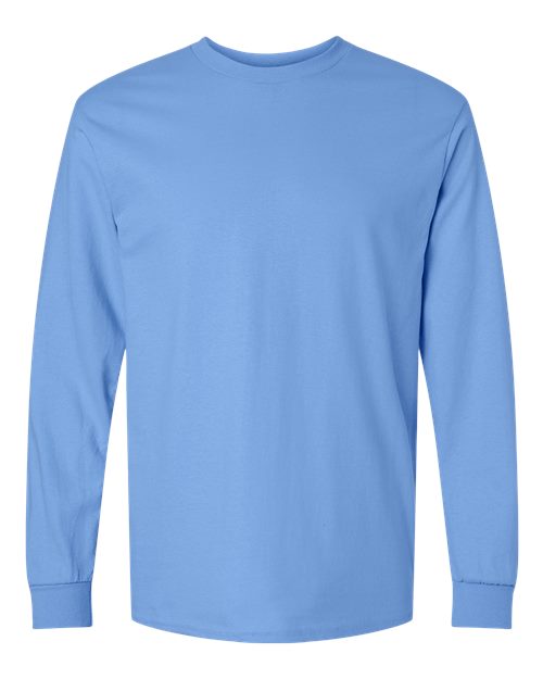 Gildan Unisex Ultra Cotton® Long Sleeve T-Shirt 2400 - Carolina Blue