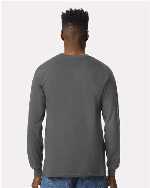 Gildan Unisex Ultra Cotton® Long Sleeve T-Shirt 2400 - Charcoal