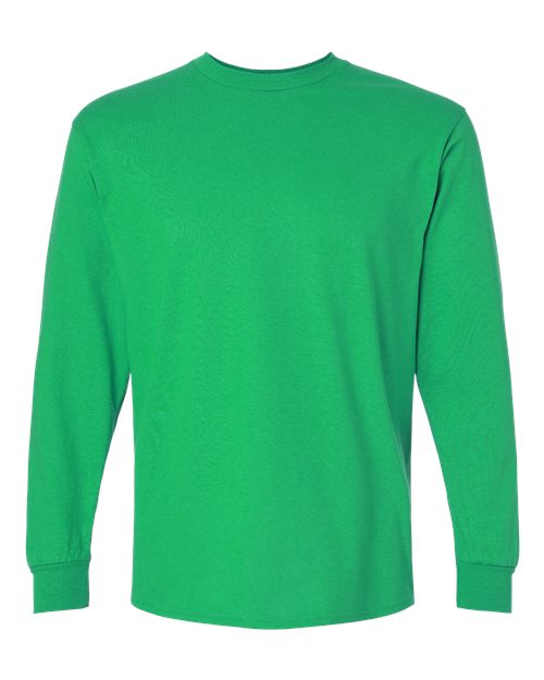 Gildan Unisex Ultra Cotton® Long Sleeve T-Shirt 2400 - Irish Green