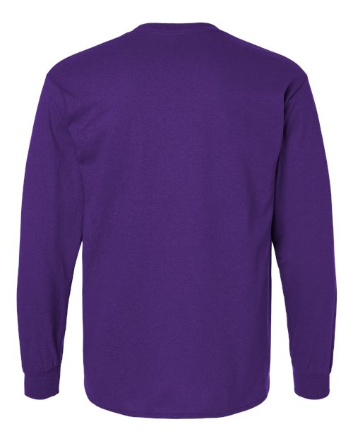 Gildan Unisex Ultra Cotton® Long Sleeve T-Shirt 2400 - Purple