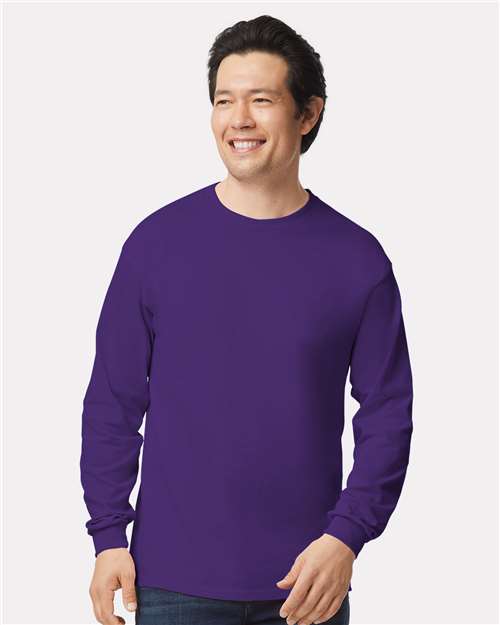 Gildan Unisex Ultra Cotton® Long Sleeve T-Shirt 2400 - Purple