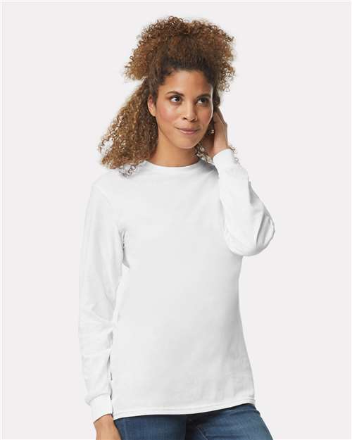 Gildan Unisex Ultra Cotton® Long Sleeve T-Shirt 2400 - White