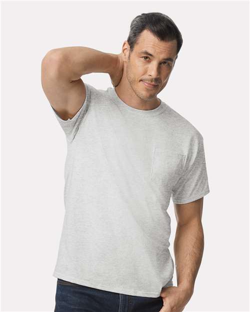 Gildan Unisex Ultra Cotton® Pocket T-Shirt 2300 - Ash
