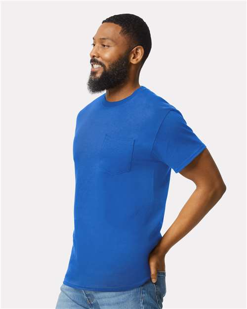 Gildan Unisex Ultra Cotton® Pocket T-Shirt 2300 - Royal