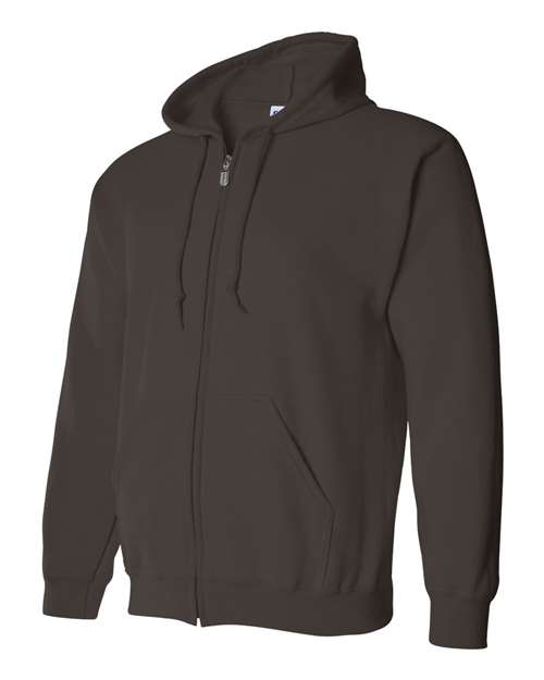 Gildan Unisex Heavy Blend™ Full-Zip Hooded Sweatshirt 18600 - Dark Chocolate