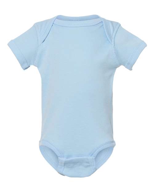 4400 Infant Baby Rib Bodysuit - Light Blue