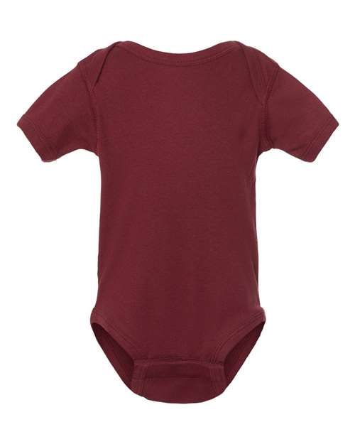 4400 Infant Baby Rib Bodysuit - Maroon