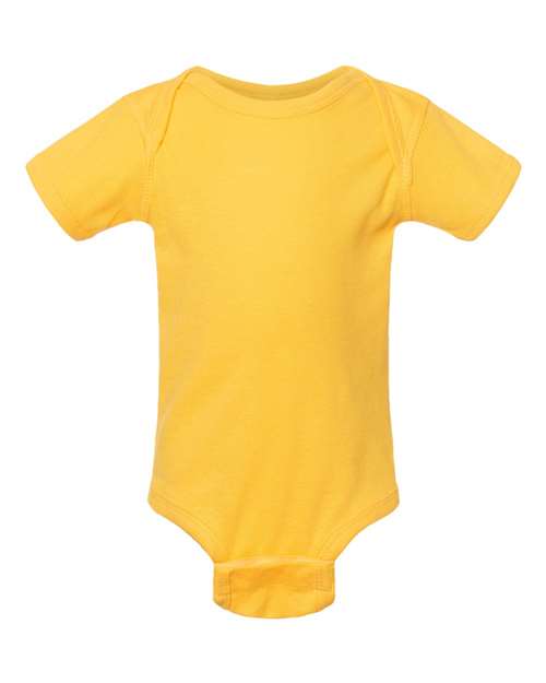 4400 Infant Baby Rib Bodysuit - Yellow