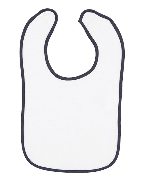 1003R Infant Contrast Trim Terry Bib