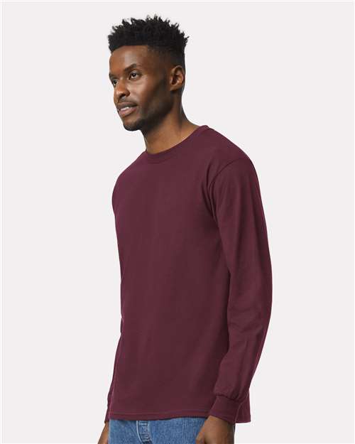 Gildan Unisex Ultra Cotton® Long Sleeve T-Shirt 2400 - Maroon