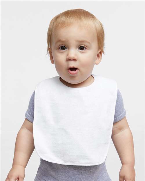 1003R Infant Contrast Trim Terry Bib
