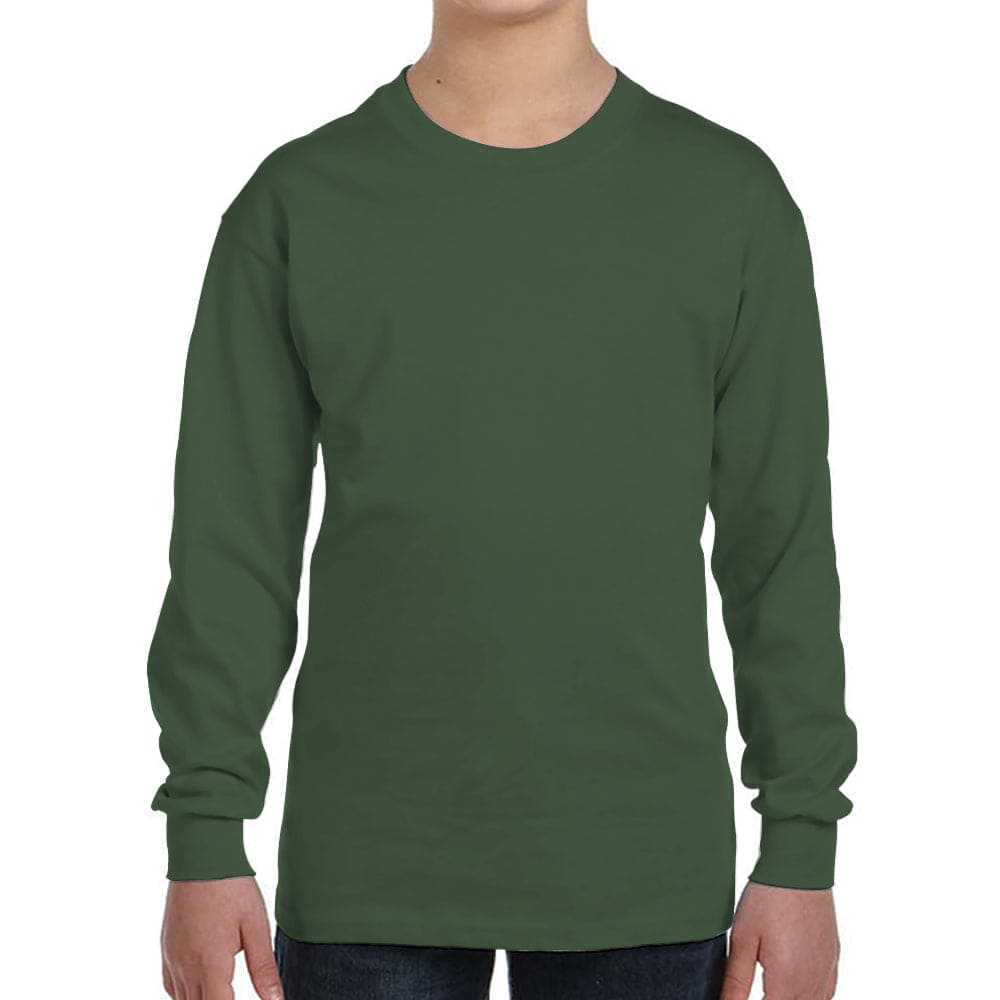 3001 Premium Unisex Long Sleeve Tee - Black