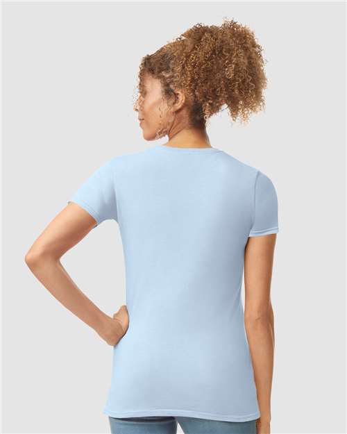 Gildan Women's Softstyle® T-Shirt 64000L - Light Blue
