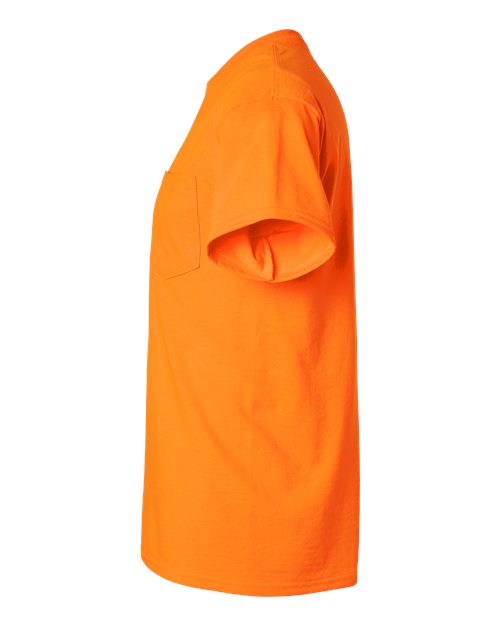 Gildan Unisex Ultra Cotton® Pocket T-Shirt 2300 - Safety Orange