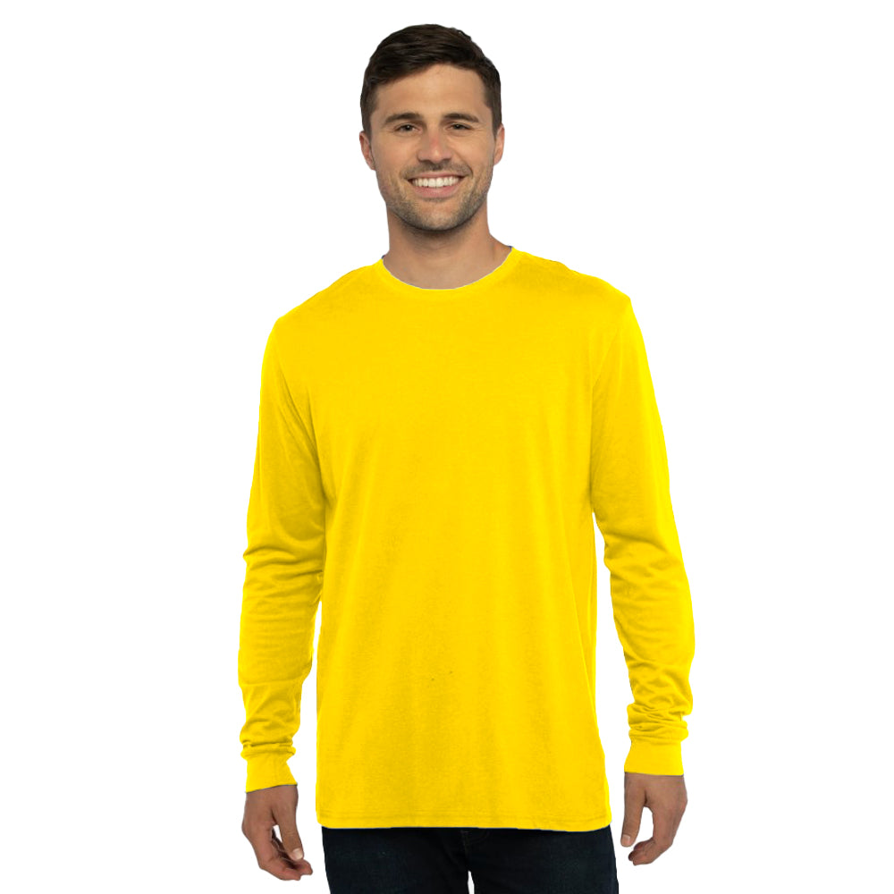 3001 Premium Unisex Long Sleeve Tee - Black